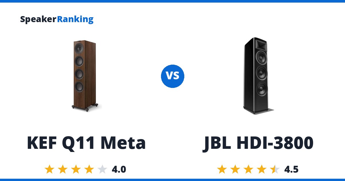 KEF Q11 Meta vs JBL HDI-3800