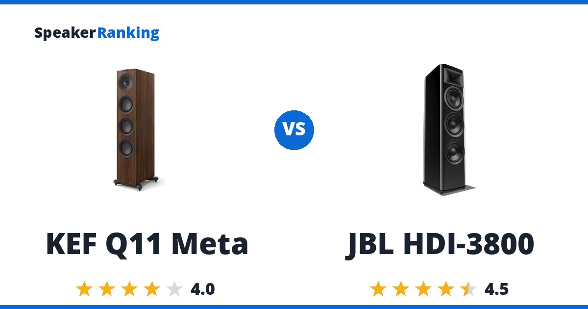 KEF Q11 Meta vs JBL HDI-3800