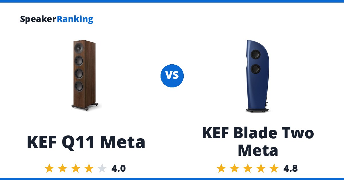 KEF Q11 Meta vs KEF Blade Two Meta