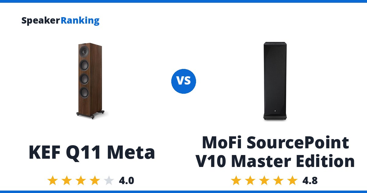 KEF Q11 Meta vs MoFi SourcePoint V10 Master Edition