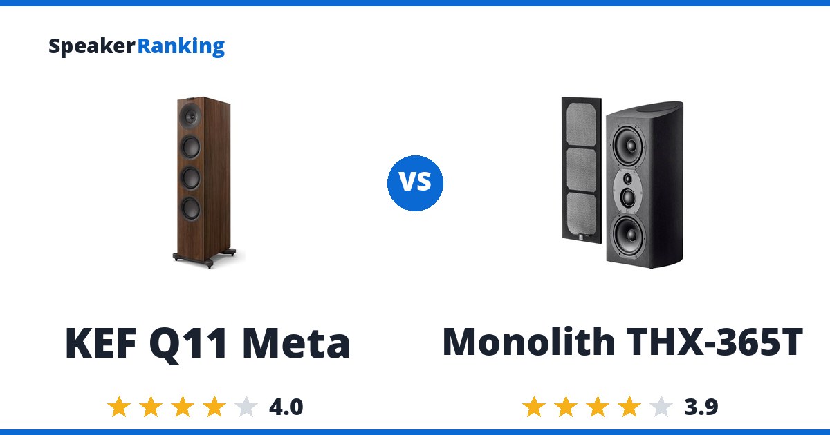 KEF Q11 Meta vs Monolith THX-365T