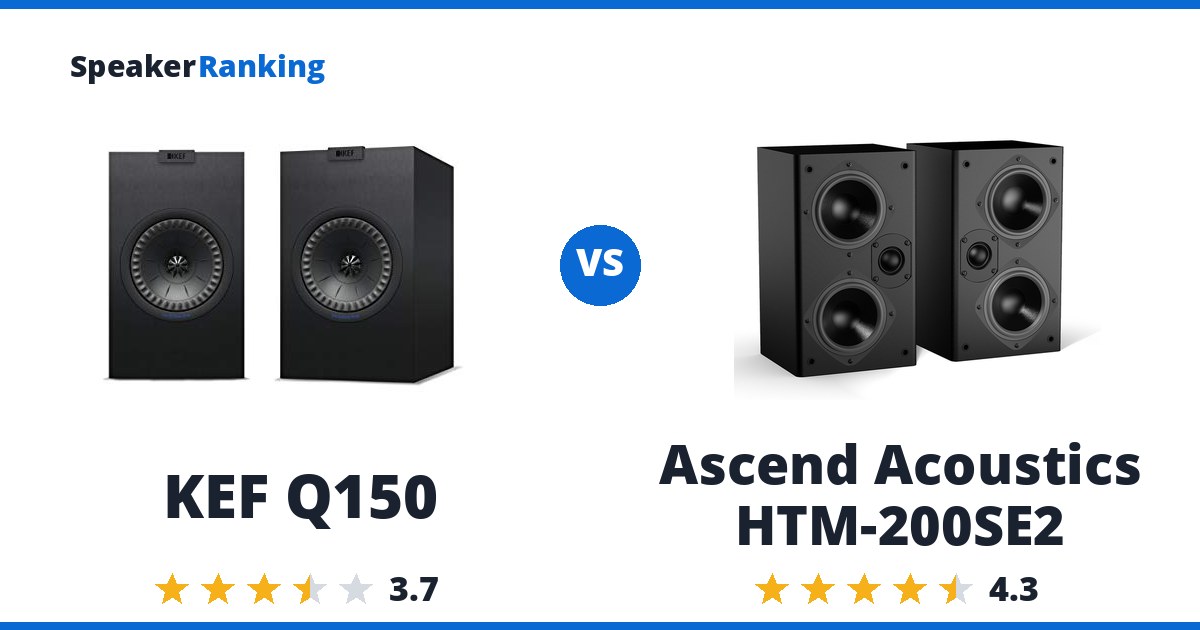 KEF Q150 vs Ascend Acoustics HTM-200SE2