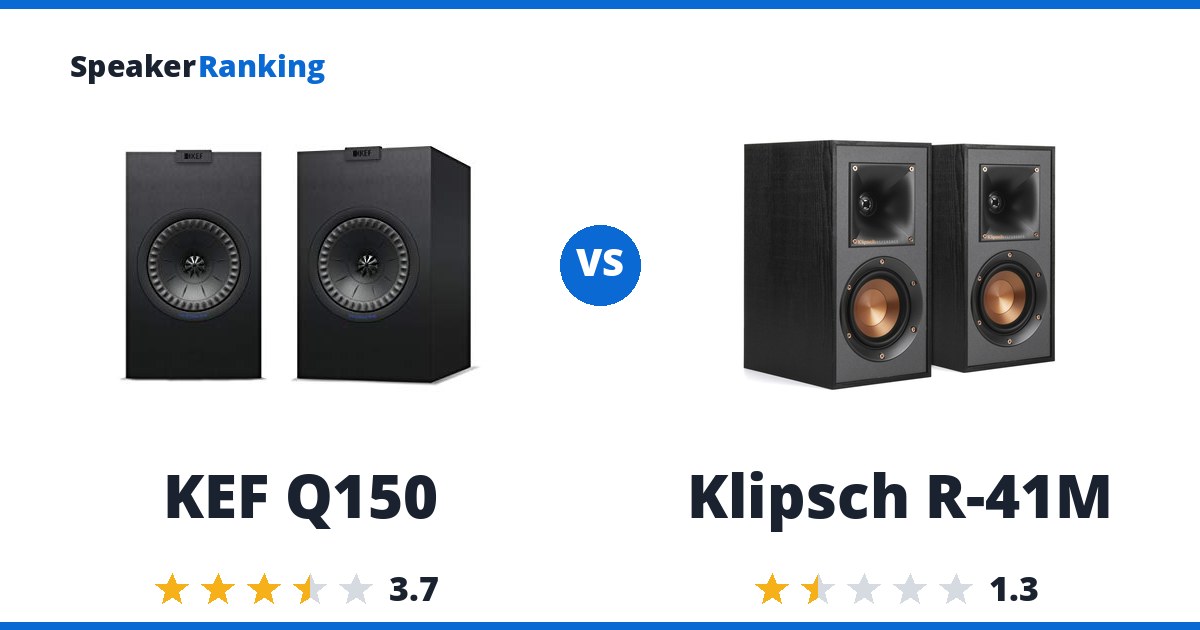 KEF Q150 vs Klipsch R-41M