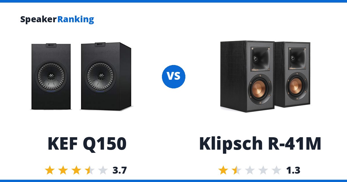 KEF Q150 vs Klipsch R-41M
