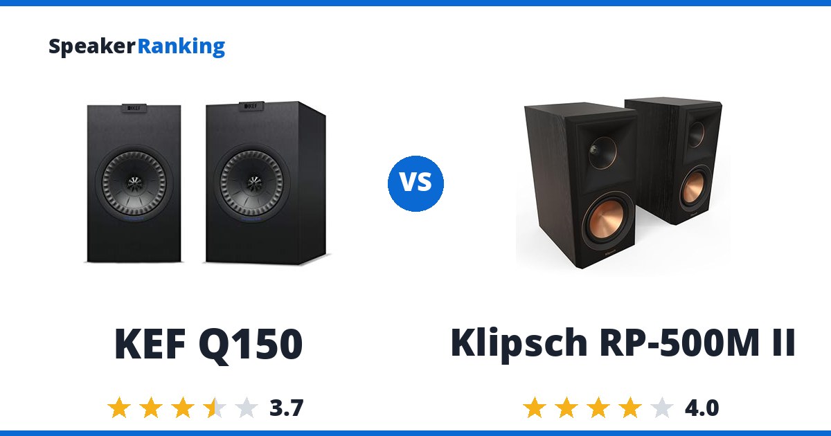 KEF Q150 vs Klipsch RP-500M II