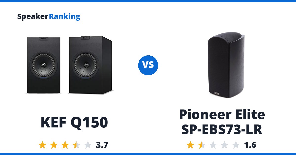 KEF Q150 vs Pioneer Elite SP-EBS73-LR