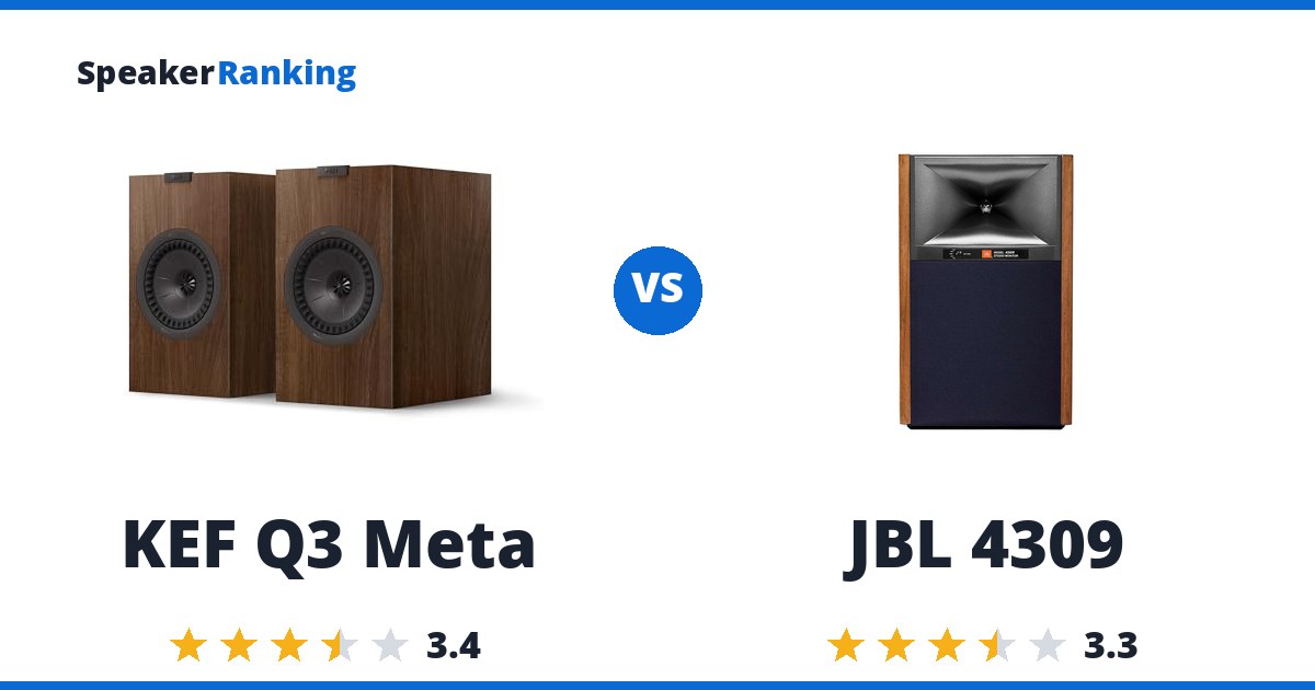 KEF Q3 Meta vs JBL 4309
