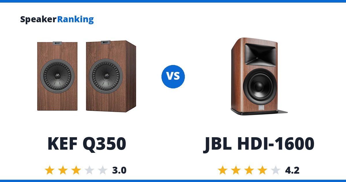 KEF Q350 vs JBL HDI-1600