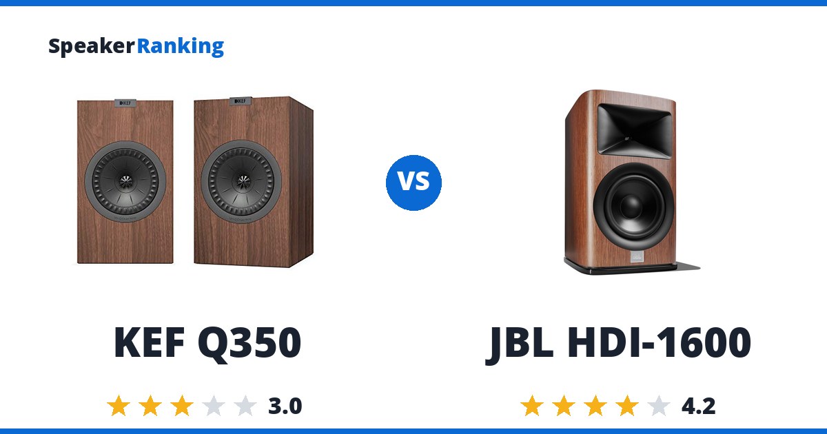 KEF Q350 vs JBL HDI-1600