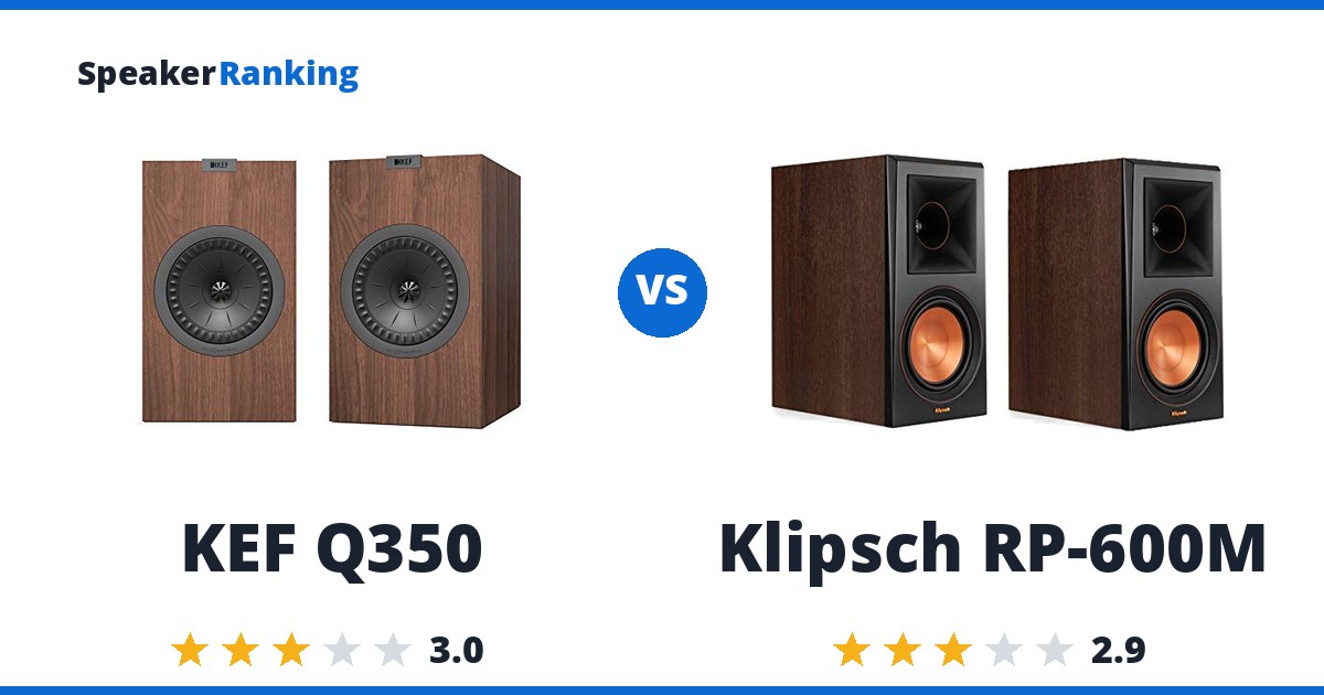KEF Q350 vs Klipsch RP-600M