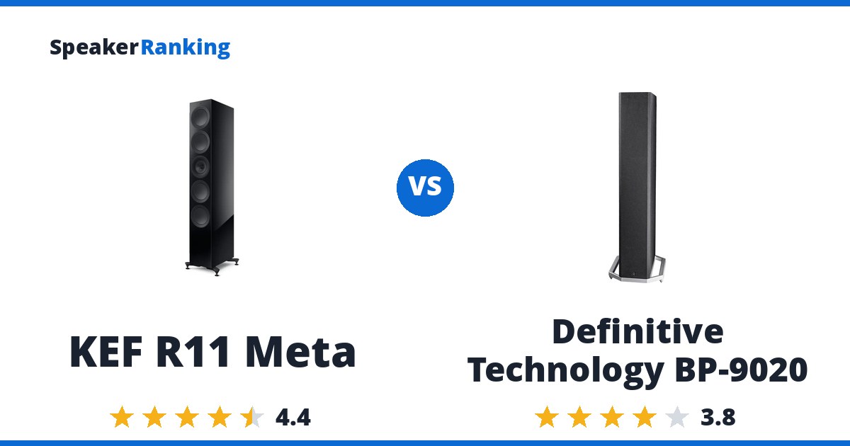 KEF R11 Meta vs Definitive Technology BP-9020