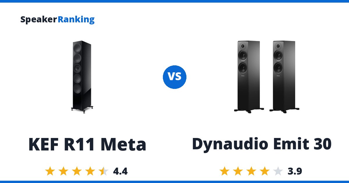KEF R11 Meta vs Dynaudio Emit 30