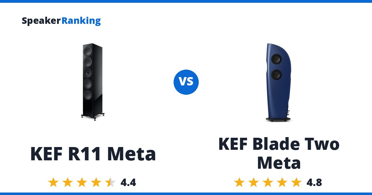 KEF R11 Meta vs KEF Blade Two Meta