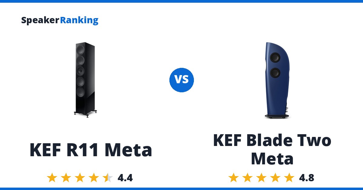 KEF R11 Meta vs KEF Blade Two Meta