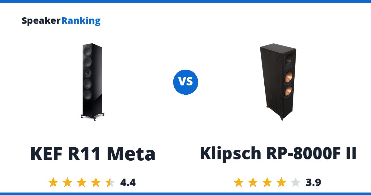 KEF R11 Meta vs Klipsch RP-8000F II