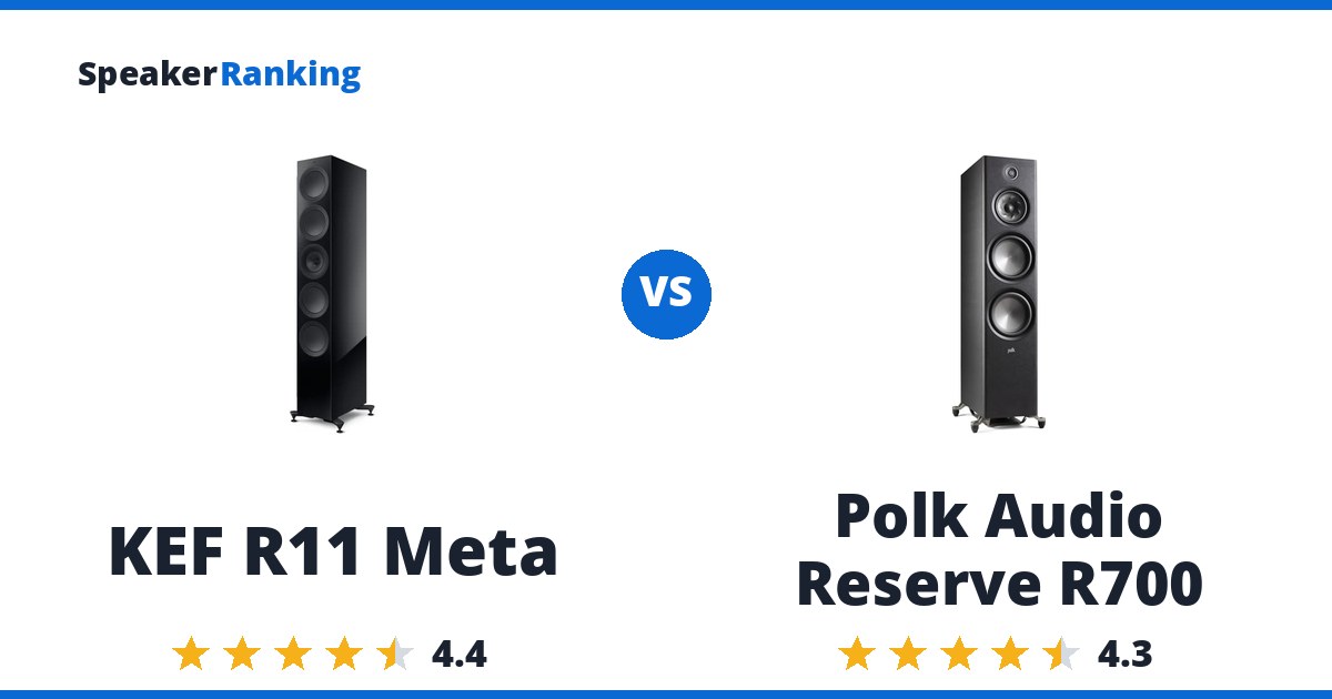 KEF R11 Meta vs Polk Audio Reserve R700