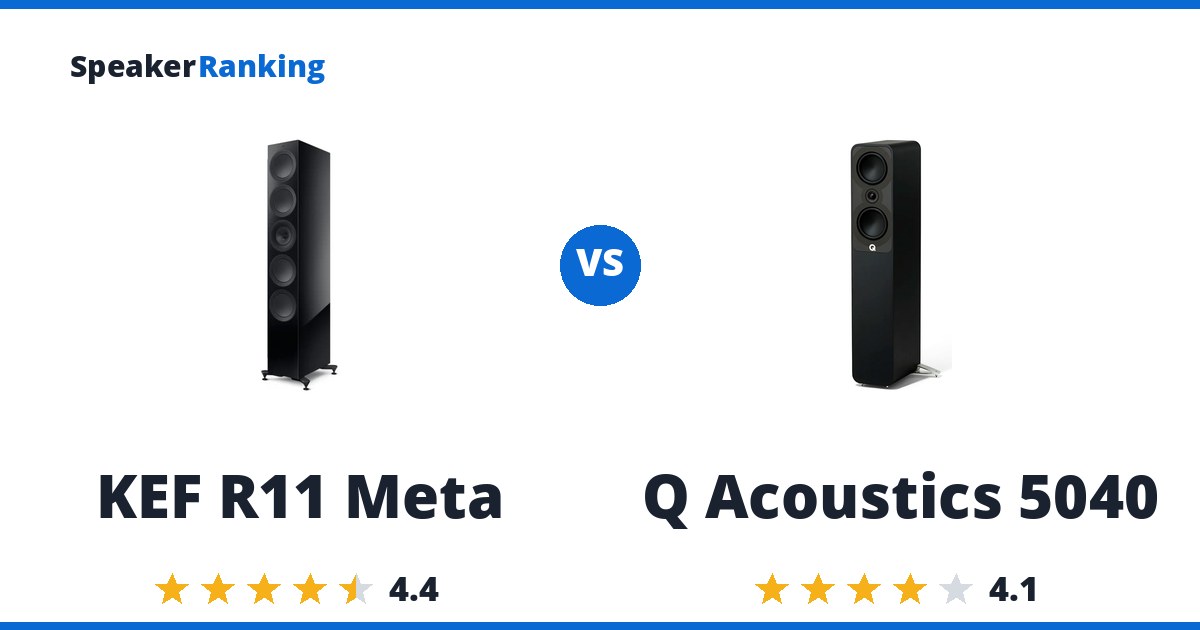 KEF R11 Meta vs Q Acoustics 5040