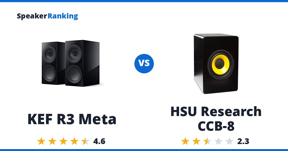 KEF R3 Meta vs HSU Research CCB-8
