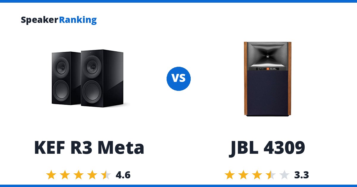 KEF R3 Meta vs JBL 4309