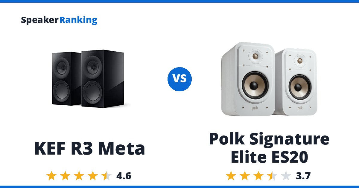 KEF R3 Meta vs Polk Signature Elite ES20