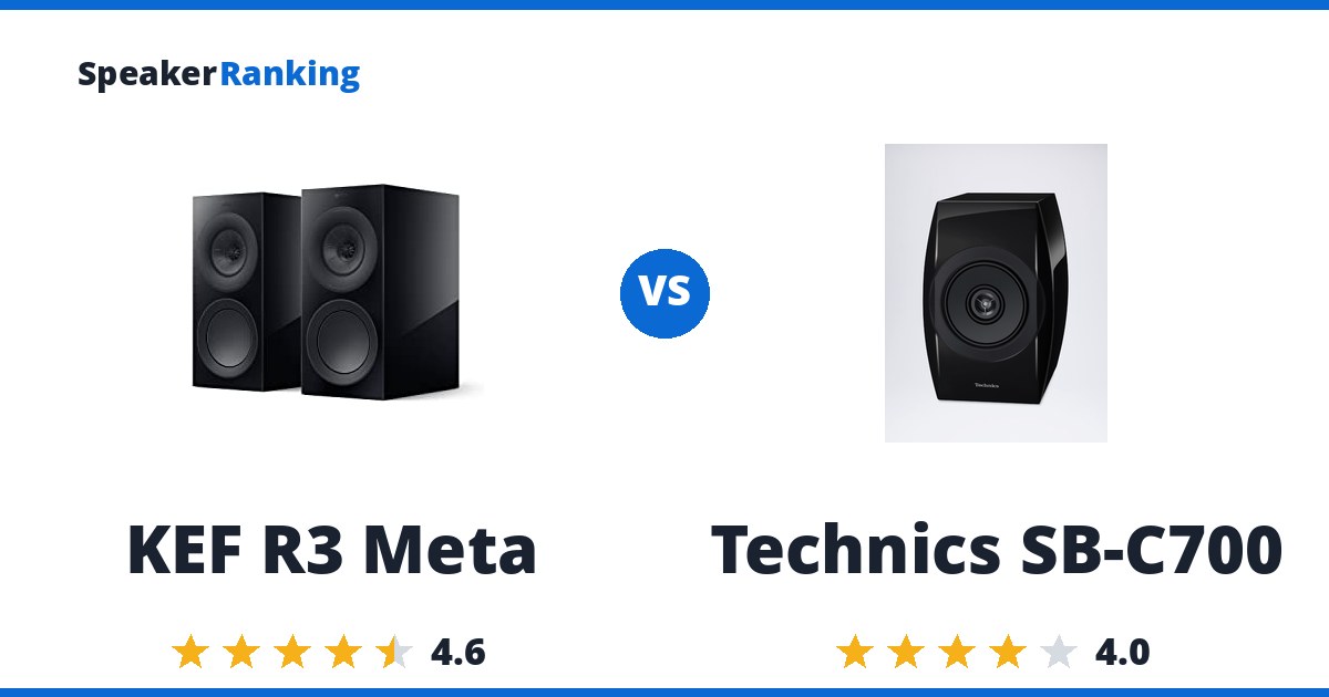 KEF R3 Meta vs Technics SB-C700
