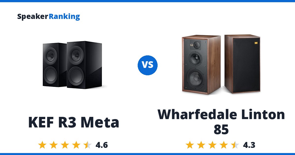 KEF R3 Meta vs Wharfedale Linton 85