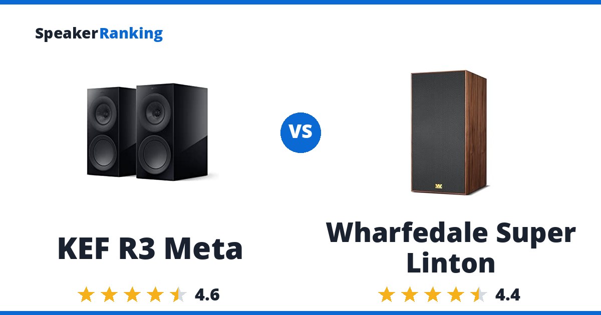 KEF R3 Meta vs Wharfedale Super Linton