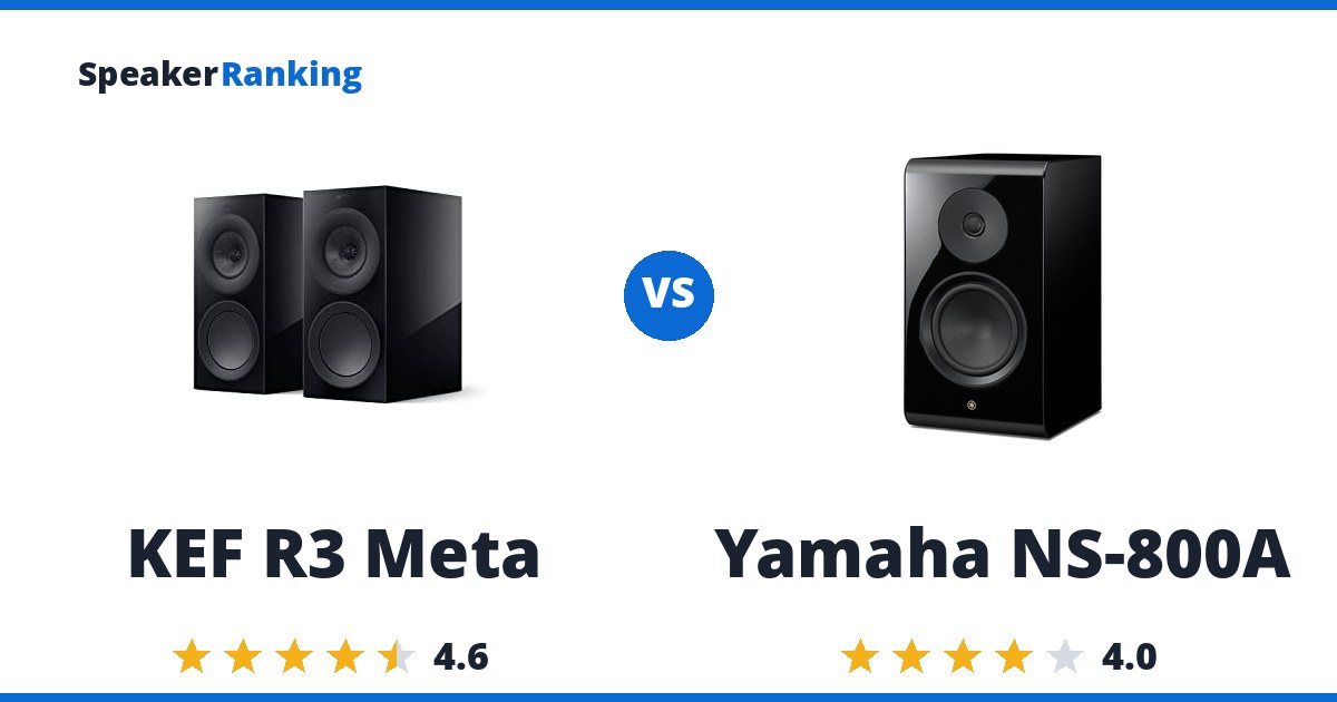 KEF R3 Meta vs Yamaha NS-800A