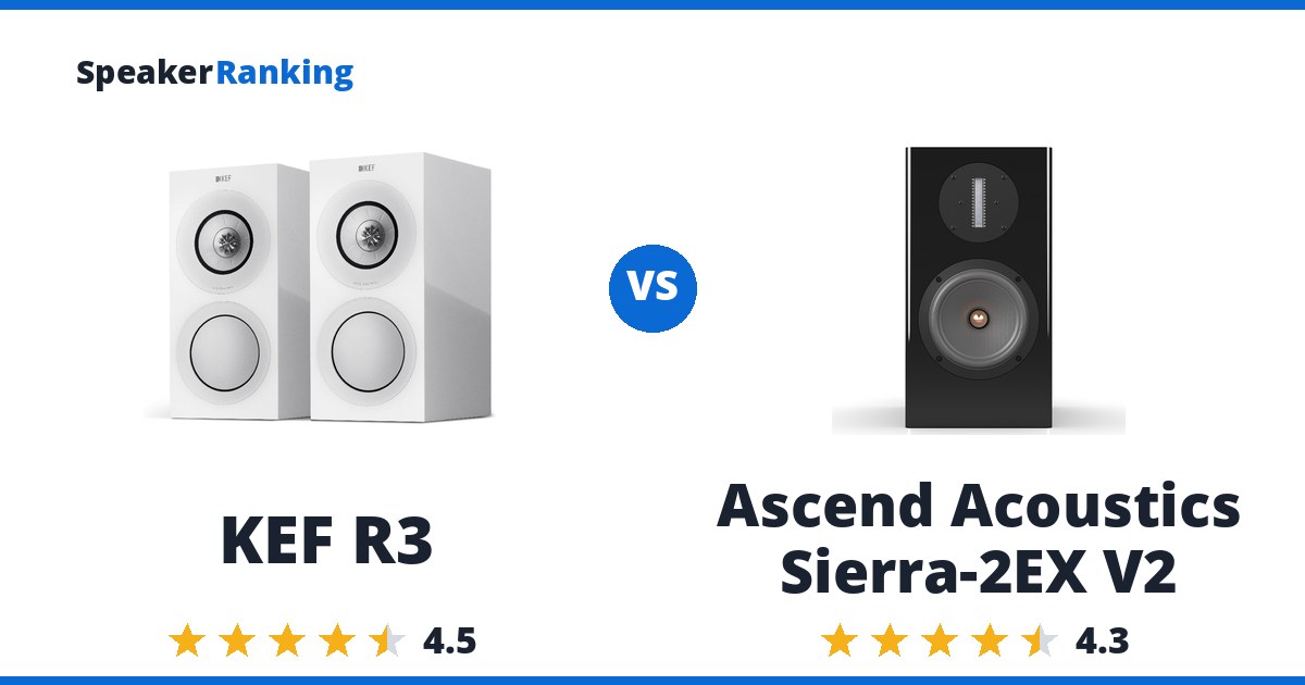 KEF R3 vs Ascend Acoustics Sierra-2EX V2