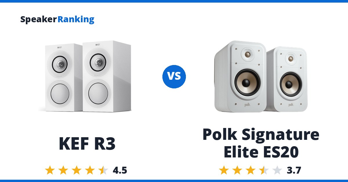 KEF R3 vs Polk Signature Elite ES20