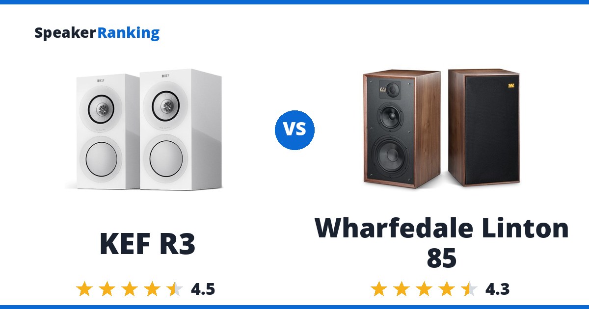 KEF R3 vs Wharfedale Linton 85