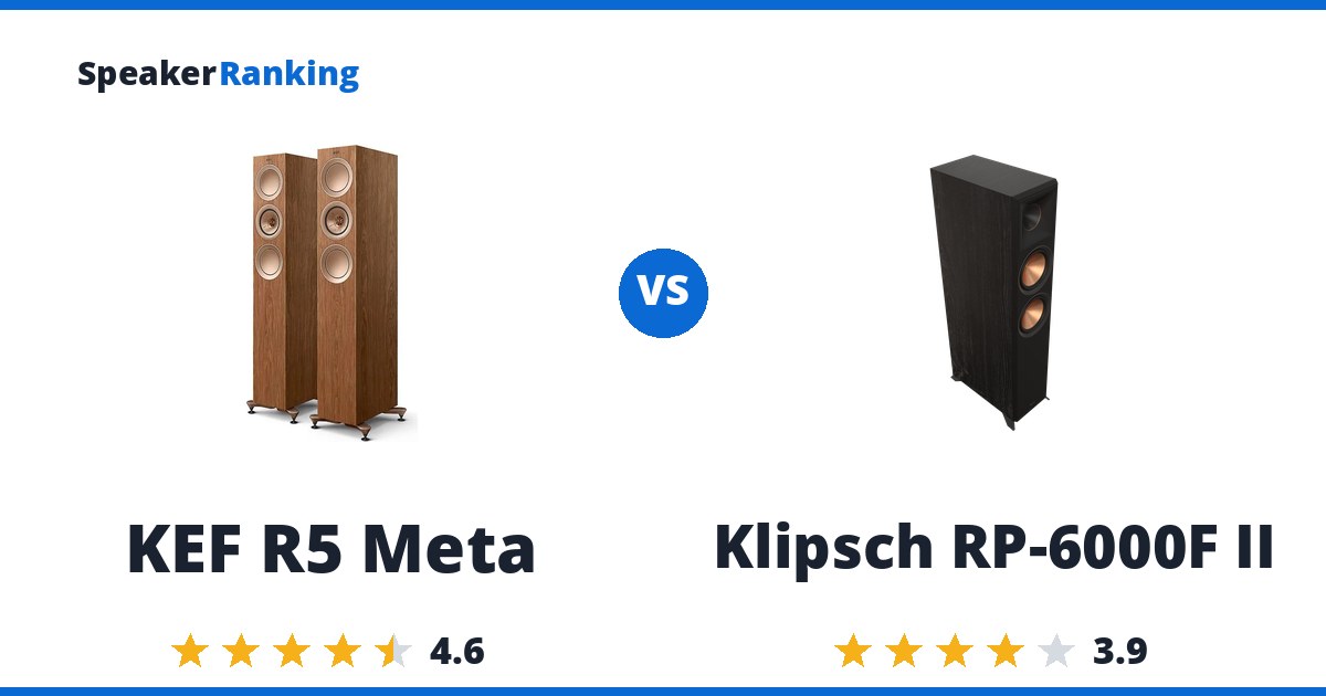 KEF R5 Meta vs Klipsch RP-6000F II