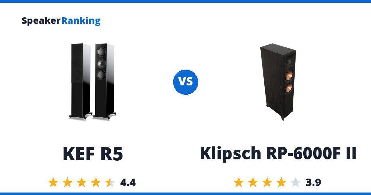 KEF R5 vs Klipsch RP-6000F II