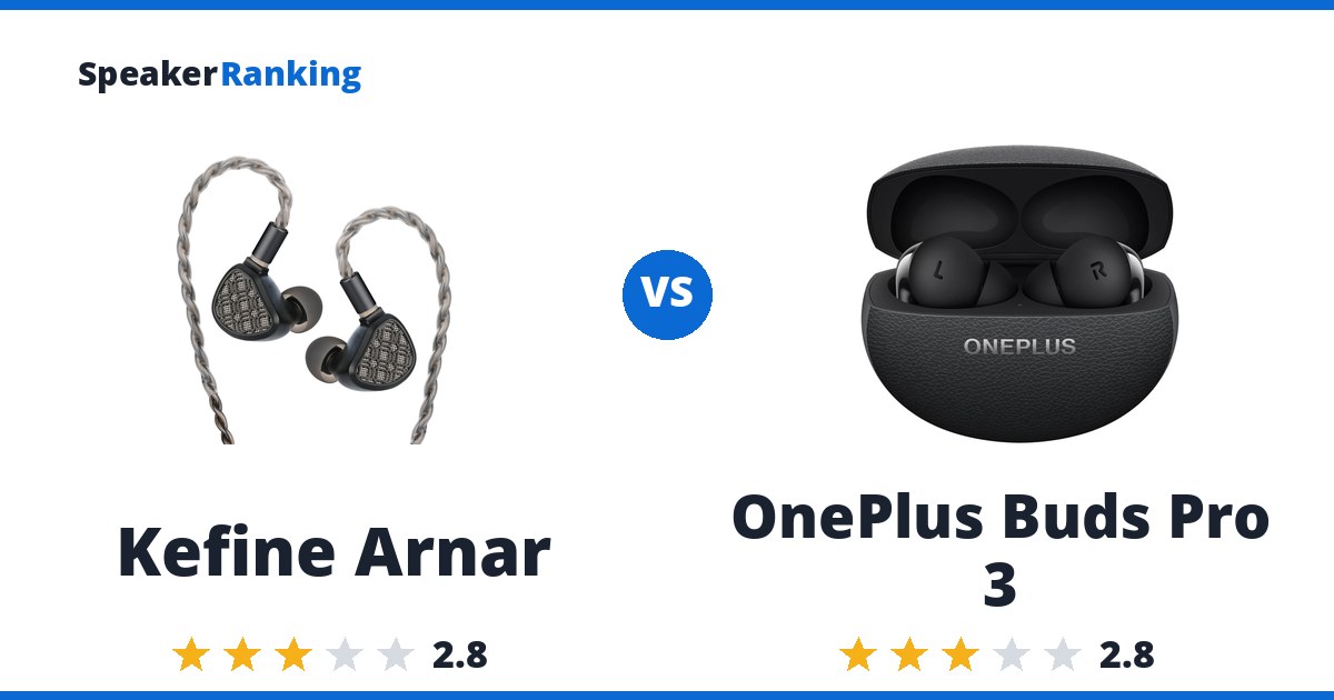 Kefine Arnar vs OnePlus Buds Pro 3