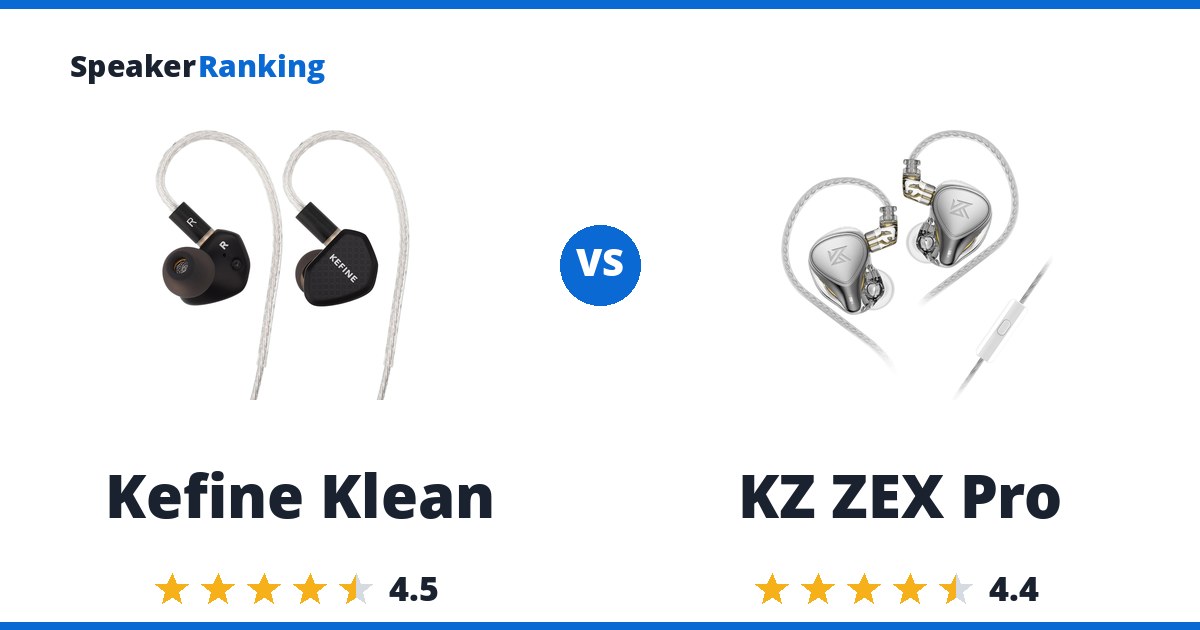 Kefine Klean vs KZ ZEX Pro