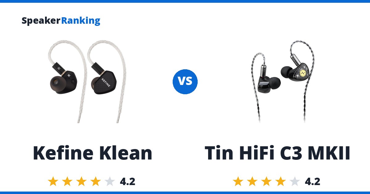 Kefine Klean vs Tin HiFi C3 MKII
