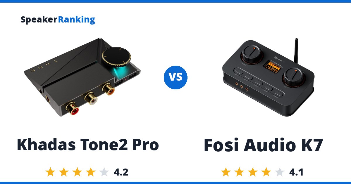 Khadas Tone2 Pro vs Fosi Audio K7
