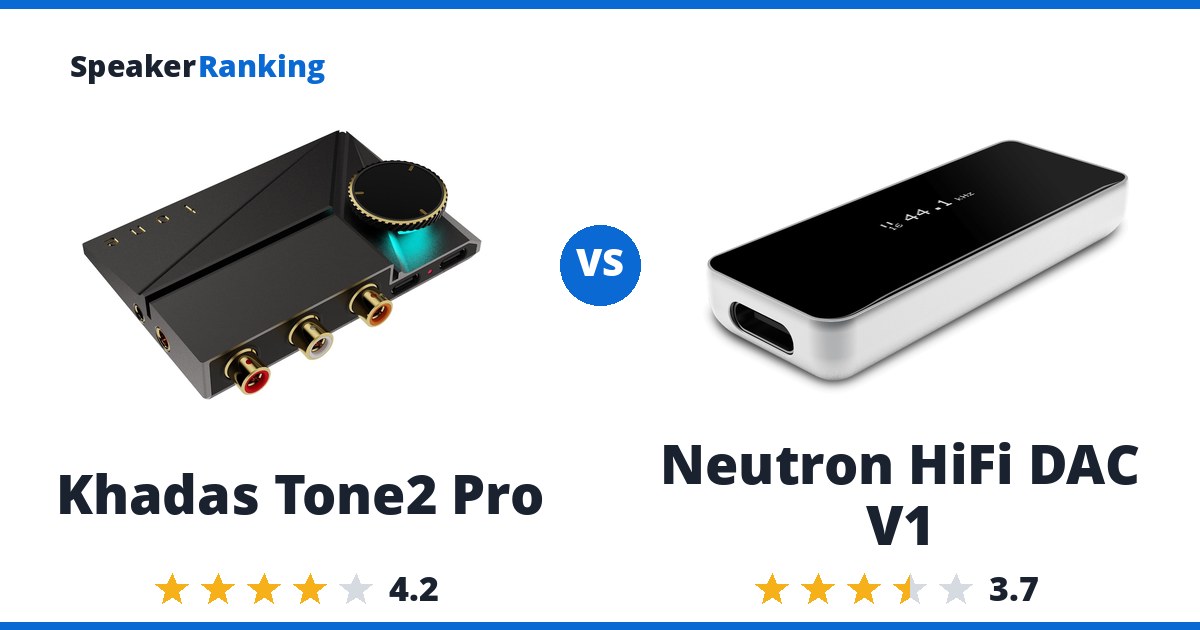 Khadas Tone2 Pro vs Neutron HiFi DAC V1
