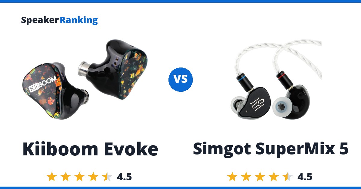 Kiiboom Evoke vs Simgot SuperMix 5
