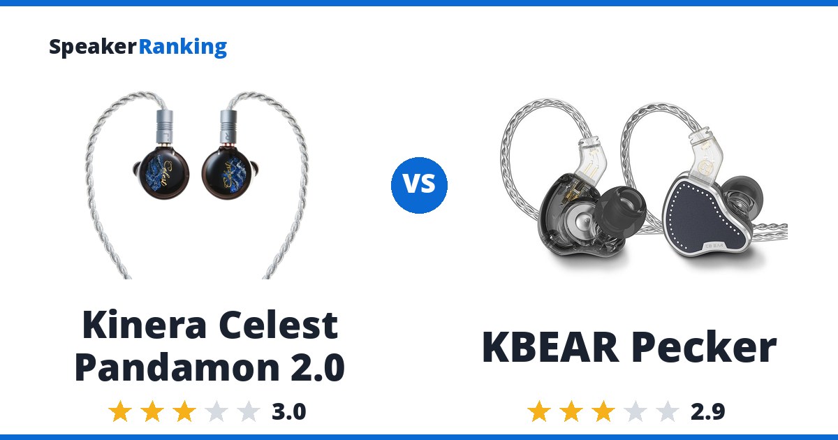 Kinera Celest Pandamon 2.0 vs KBEAR Pecker