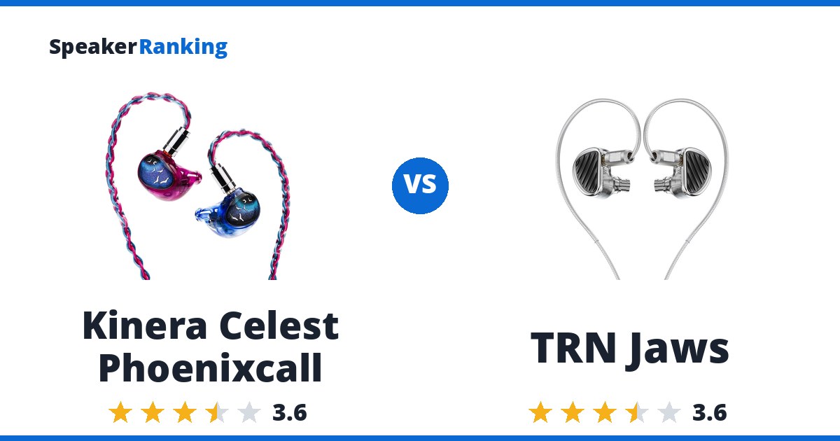 Kinera Celest Phoenixcall vs TRN Jaws