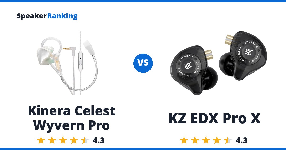 Kinera Celest Wyvern Pro vs KZ EDX Pro X