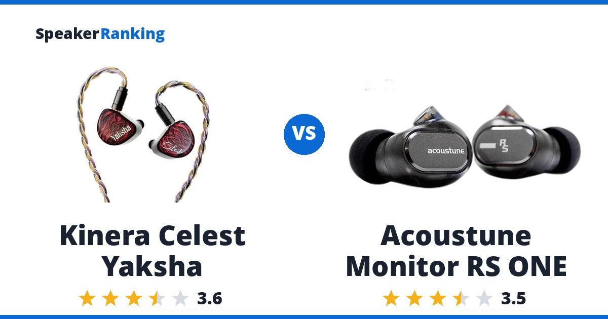 Kinera Celest Yaksha vs Acoustune Monitor RS ONE