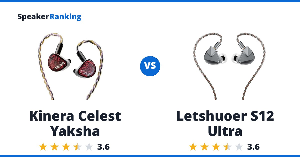 Kinera Celest Yaksha vs Letshuoer S12 Ultra