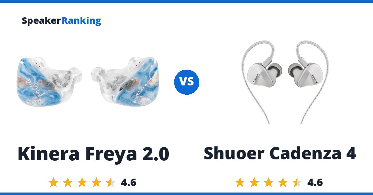 Kinera Freya 2.0 vs Shuoer Cadenza 4