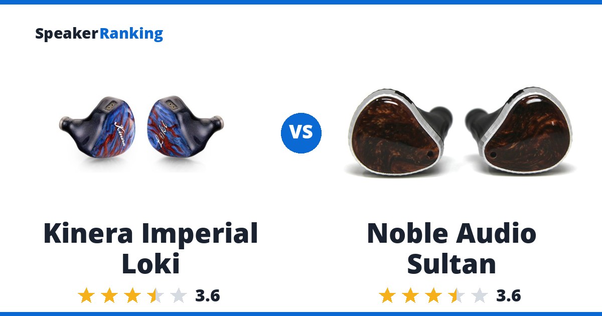 Kinera Imperial Loki vs Noble Audio Sultan