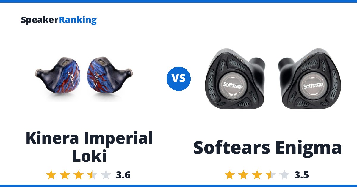 Kinera Imperial Loki vs Softears Enigma