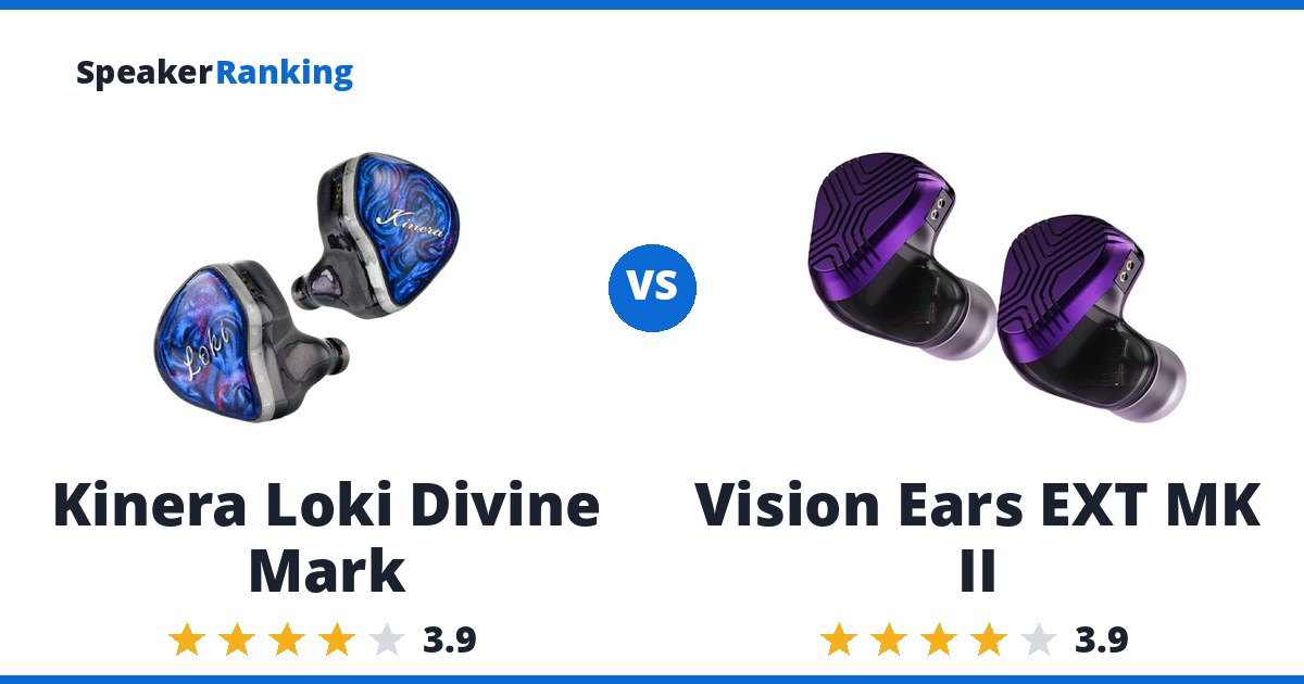 Kinera Loki Divine Mark vs Vision Ears EXT MK II