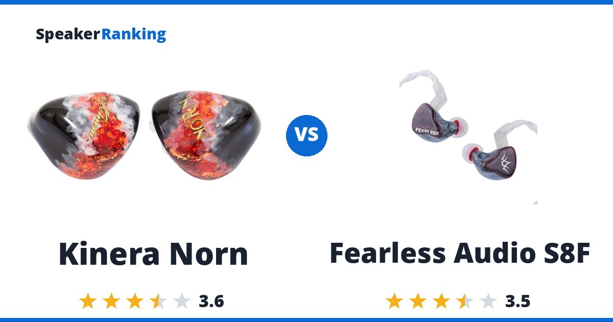 Kinera Norn vs Fearless Audio S8F