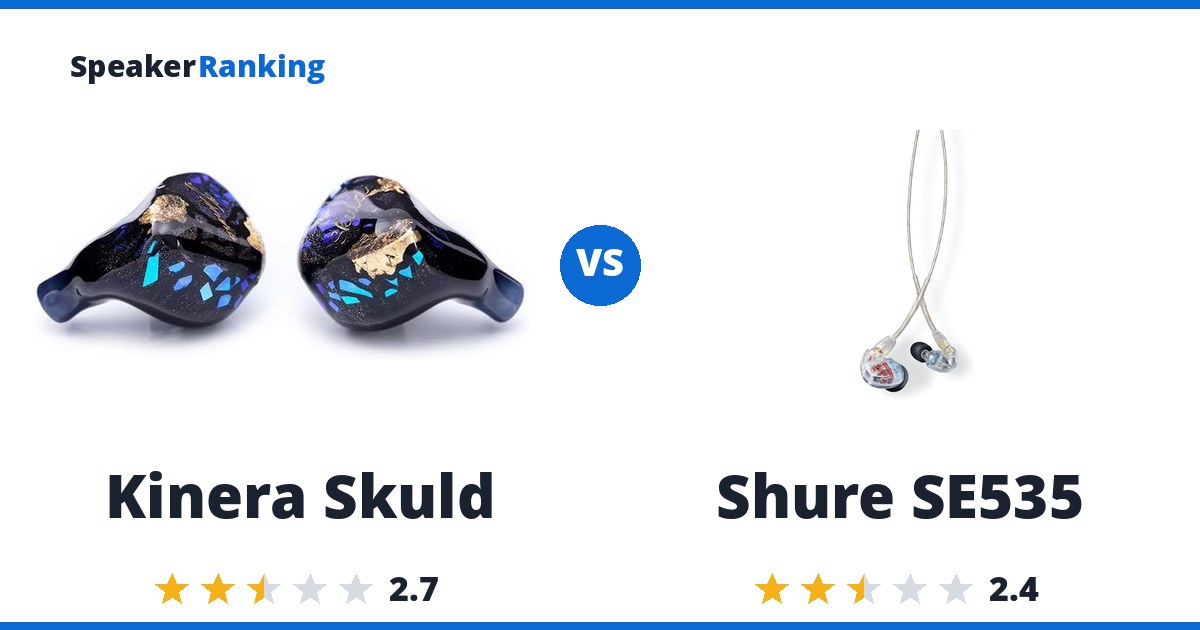 Kinera Skuld vs Shure SE535